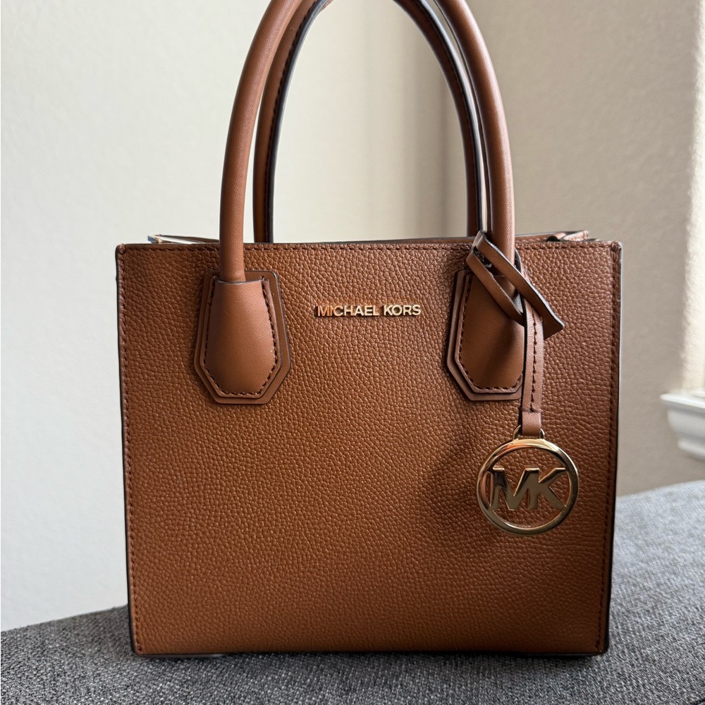 Michael Kors Mercer Brown Crossbody Bag